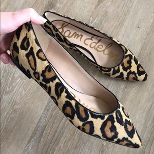Brand New SAM EDELMAN Leopard Flats